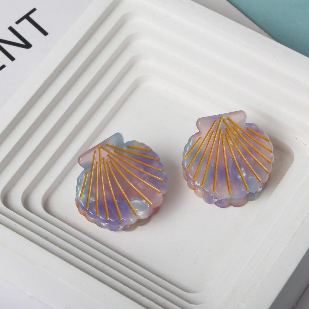 2pack Hair Clip Shell Small Hair Claw for Women Girls Butterfly  Acrylic Fashion Crab for Hair Clamps Hair Accessories
