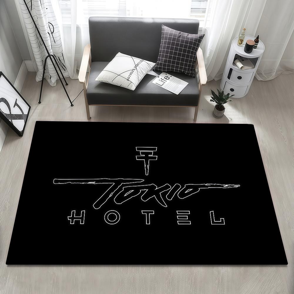 Door Hotel Mat Cool Band Bedside Entrance Bath Floor Rock T-Tokio Decoration Corridor Door Mat Carpet Living Room Balcony