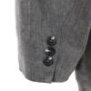 Lanvin Made In Japan Linen Blend Tailored Jacket B46 Gray Men's Used