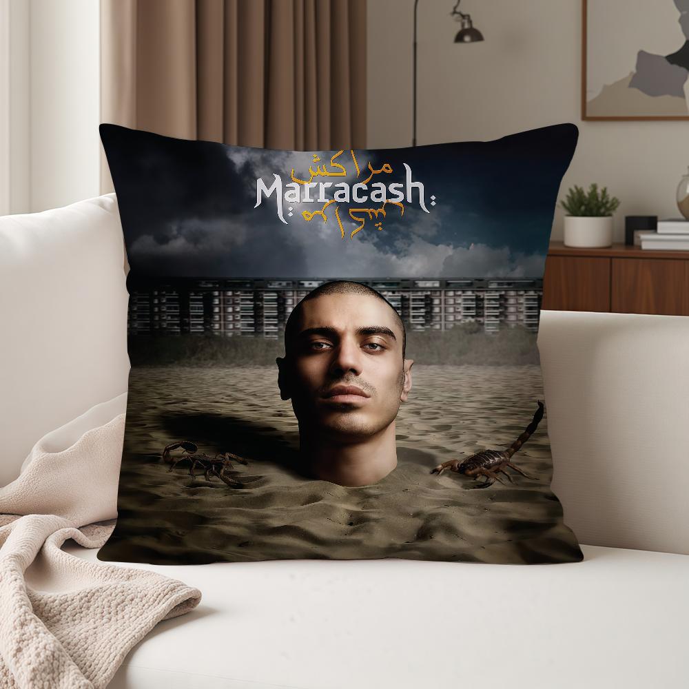 Singer E FINITA LA PACE MMarracash Pillow Case Suitable For Bedrooms Living Rooms Cars Home Decoration