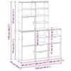 Side Cabinets 5 Pcs ODDA White 40x24x79 Cm Solid Pine Wood