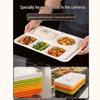 A8 Melamine Divided Cafeteria Tray