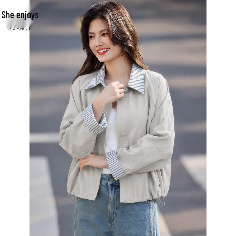 Women's Faux Two-Piece Casual Jacket