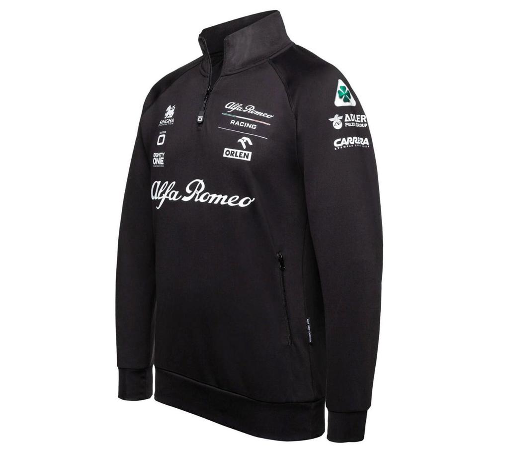 ALFA ROMEO F1 Racing Orlen Essential Sweatshirt - Men's Sweater Black M20031414 ORIGINAL