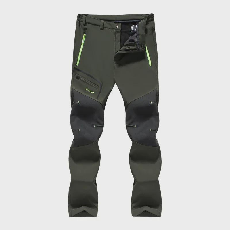 Unisex Winter Fleece-Lined Windproof & Waterproof Mountaineering Ski Pants