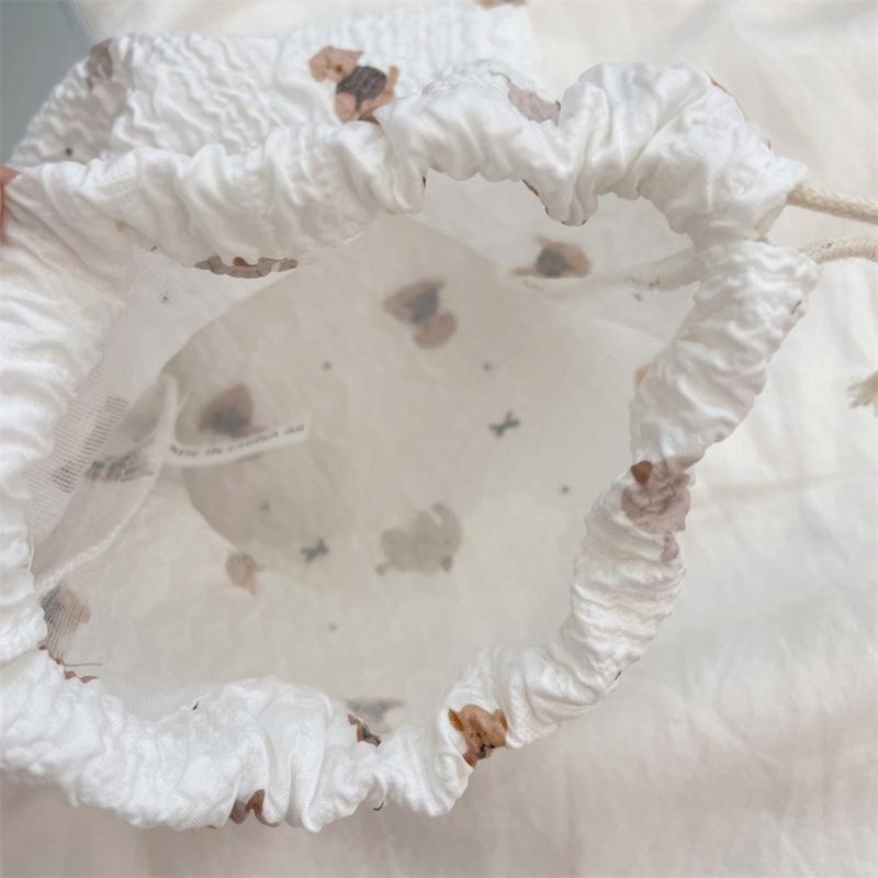 Wiederverwendbarer Polyester-Kordelzugbeutel Aufbewahrung Organisiert Für Beauty-Tools Schmuck Praktische Reise-Accessoires Beutel