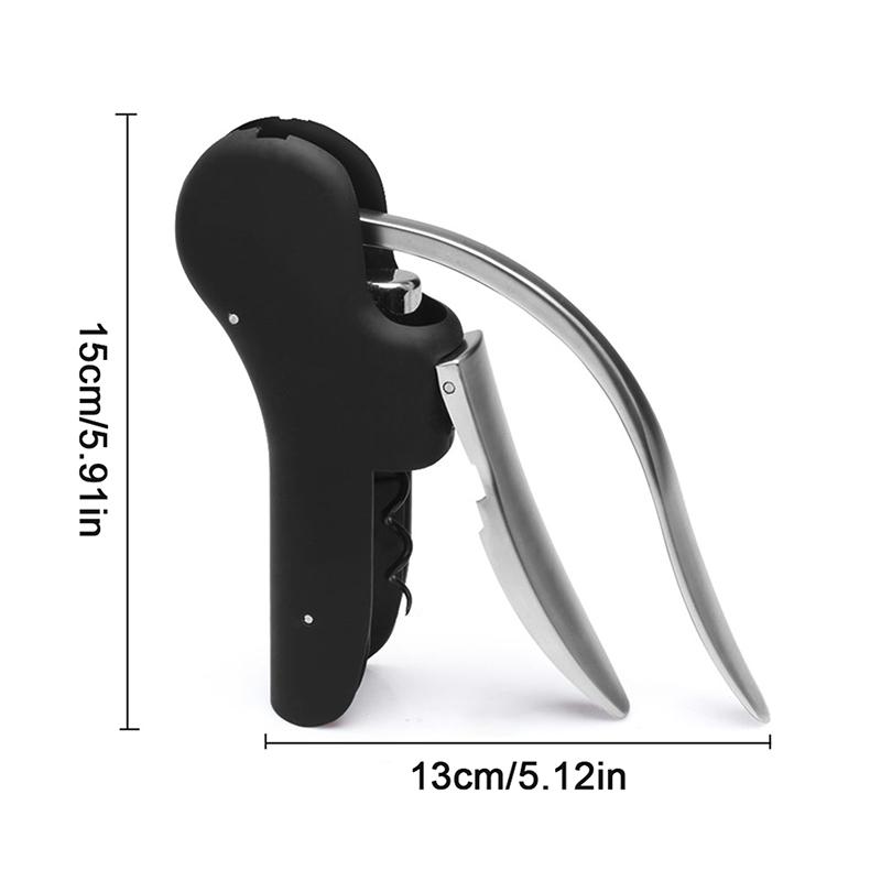 Professional Wine Corkscrew Manual Foil Cutter Bottle Openers Wine Cork Openers For Kitchen Bar Accessories