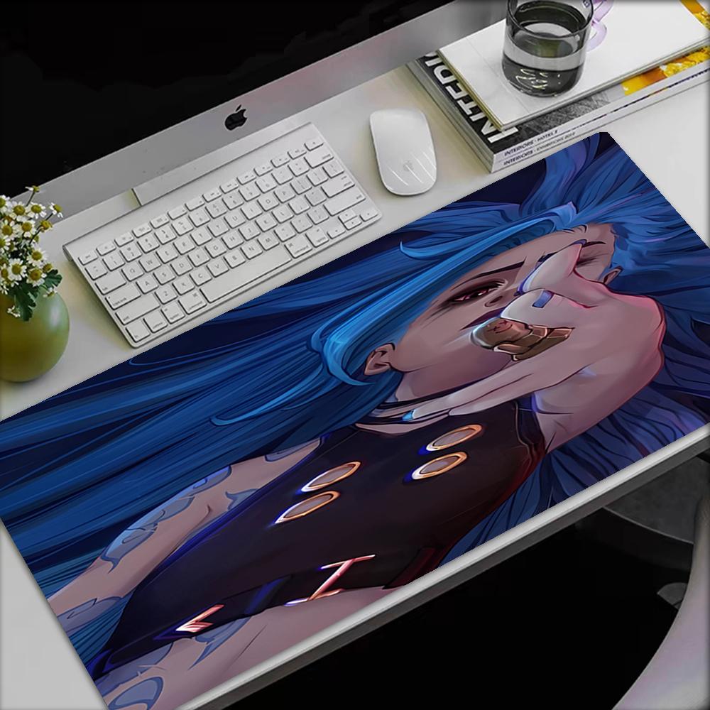 Jinx Theme Mouse Pad, Non Slip Rubber Base, Multifunctional Office & Home Decor, Perfect for Workspace Personalization.