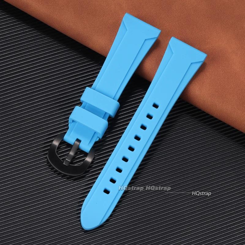Soft Silicone Watchband for Panerai Strap 22mm 24mm 26mm Rubber Watch Band for Seiko Men Women Sport Replacement Bracelet