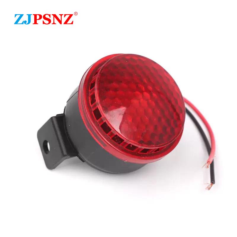 Reverse Alarm Horn Beeper Horn With Led Light Vehicle Auto Warning Back Up Car Reversing Alarm Speaker Buzzer Siren 1224V 6Sound 12 24V