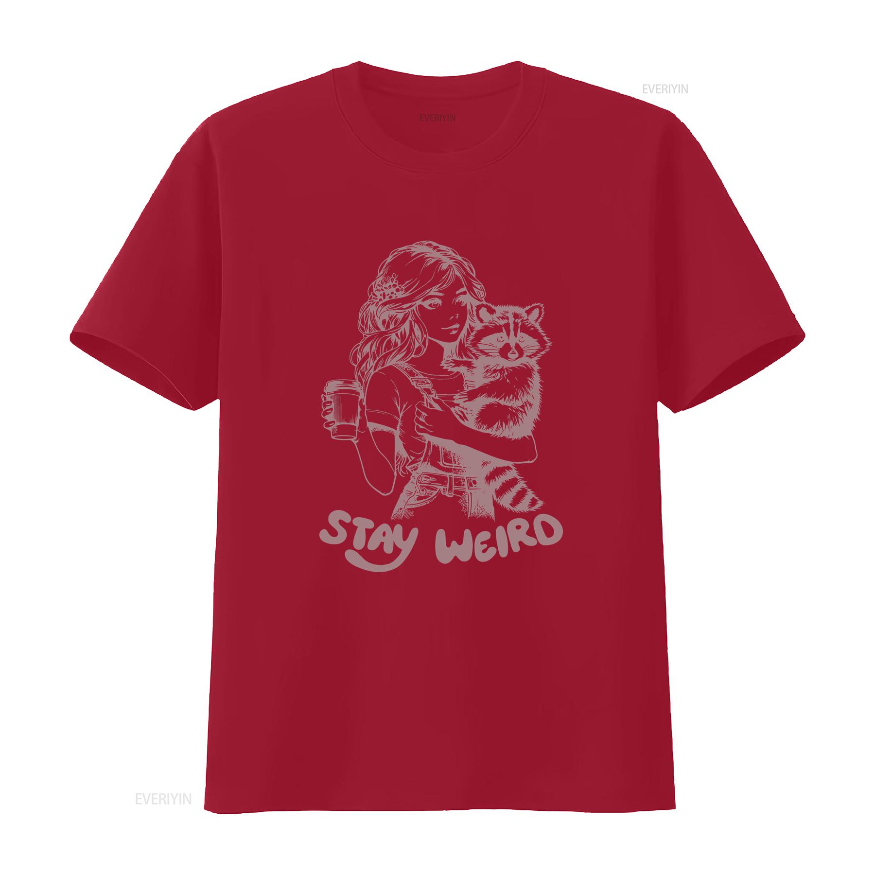 

Stay Weird Frog T Shirt Cottagecore Vintage Retro Aesthetic for Introverts Funny Sarcasm Women vintage Washed designer clothes S