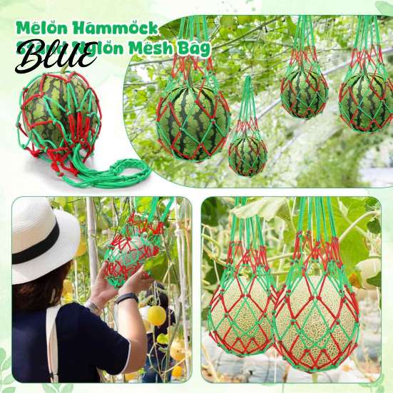Cantaloupe Support Sling 10Pcs Watermelon Nets Weatherproof Reusable Melon Holder Net Mesh Fruit Hammocks for Cucumber Vegetables Garden Plant