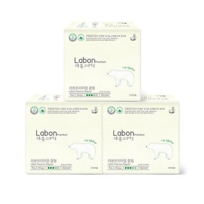 Lavon Premium Damenbinde 3 Packungen, 3 Sorten, wählen Sie 1 (groß/mittel/liner)