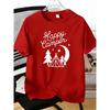 European Sizes Boys' and Teen's T-shirt with Trendy Slogan and Camping Print, Short-sleeved Design, Suitable for Indoor/outdoor Casual