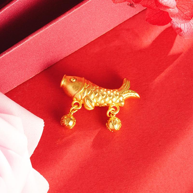 New Koi Goldfish Lucky Hydrangea Versatile Three-dimensional Jewelry Necklace Pendant