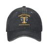 Yellowstone Nationalpark Baseballkappe Used-Denim Wyoming Berglandschaft Vulkan Snapback Kappe Unstrukturierte Kappen