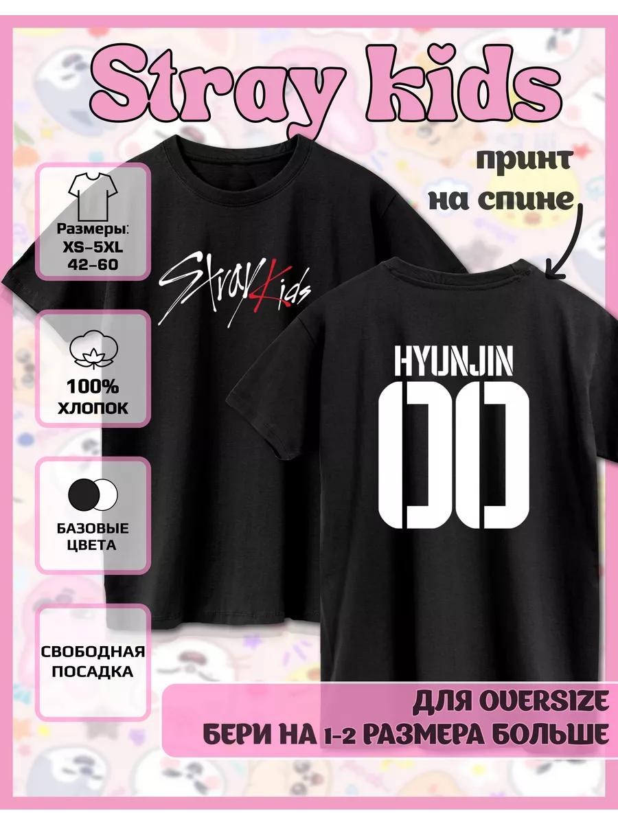 Футболка с принтом Хёнджина из Stray Kids 3XL