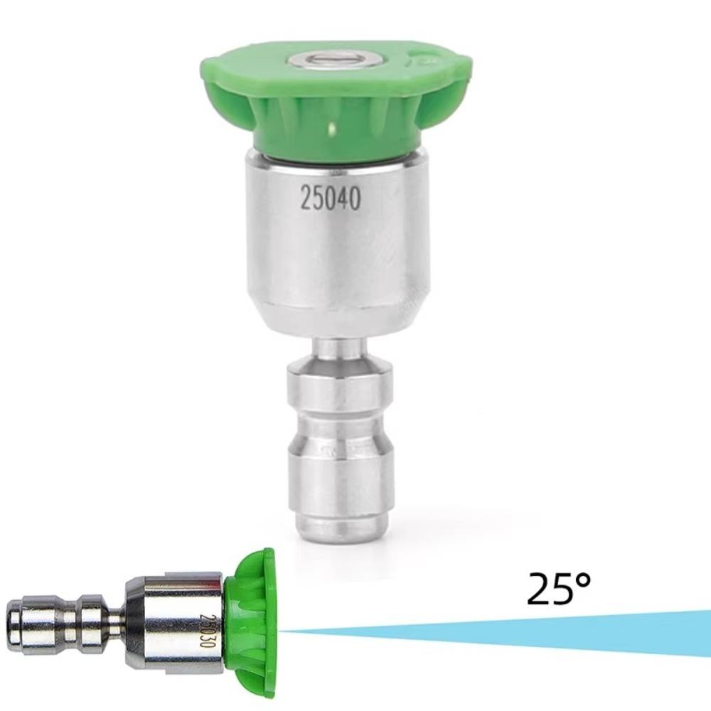1/4'' Quick Connect High Pressure Washer Tips Stainless Steel Rotary Spray Jet Tip  Patio
