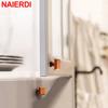 NAIERDI Antique Cabinet Handles Zinc Alloy Furniture Handle Kitchen Knob Vintage Style Bronze Cabinet Pulls for Wardrobe Drawer