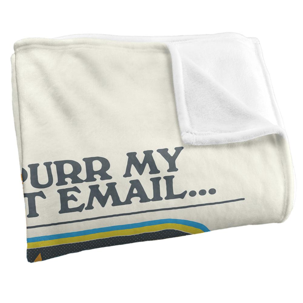 Steven Rhodes As Purr My Last Email Soft Touch Blanket