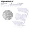 8Pieces Multipurpose Sliding Shower Door Guards Sturdy ABS Materials Bumpers for Frame Glass Door Protective Use