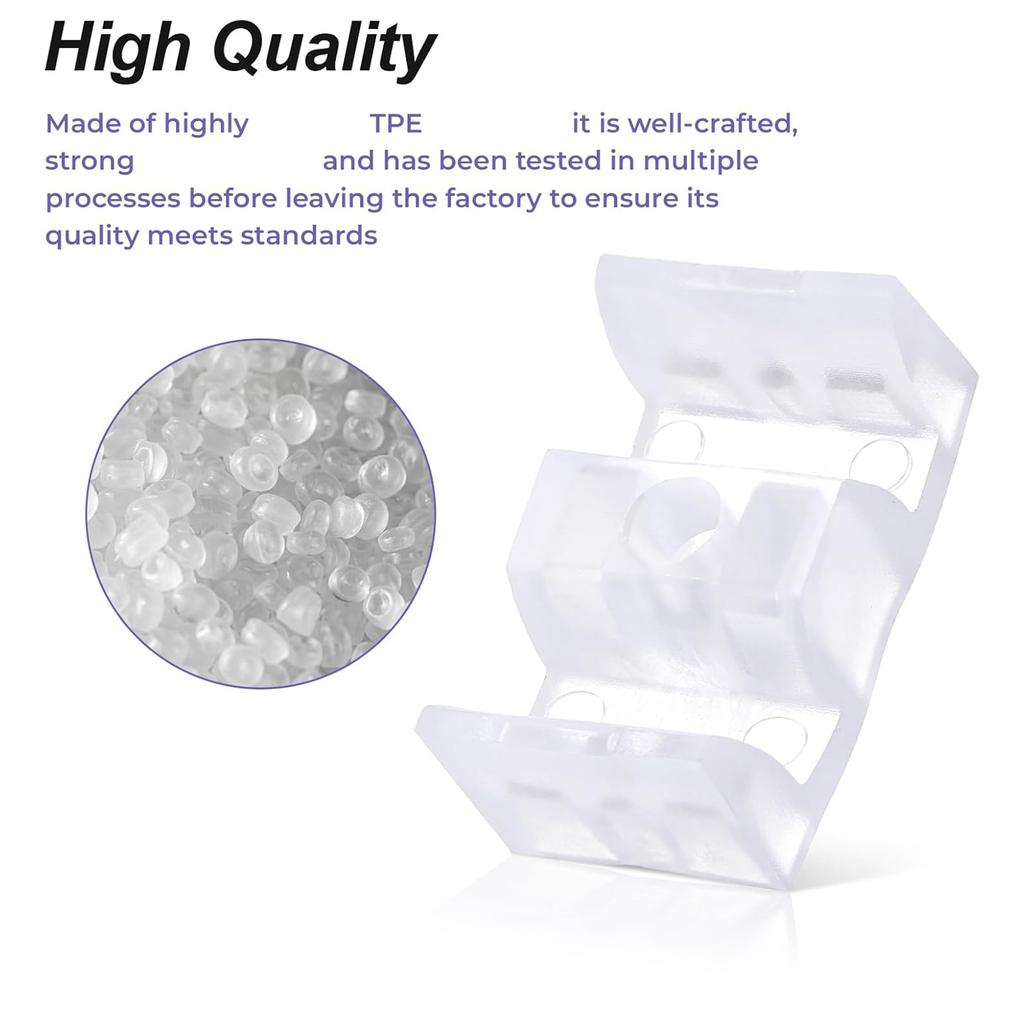 8Pieces Multipurpose Sliding Shower Door Guards Sturdy ABS Materials Bumpers for Frame Glass Door Protective Use