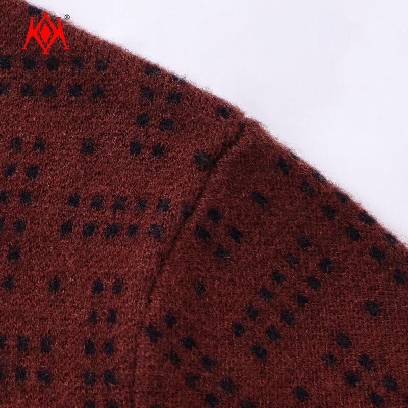Men's Heavyweight 100% Wool Thermal Pullover Sweater