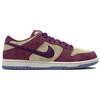 Nike Dunk SB Protiskluzové Odolné proti opotřebení Nízké Skatebotové boty Unisex Červená Béžová HQ1625-600