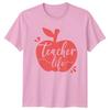 Teacher Life Unisexs TShirt School Teacher Education Teachers Day Gift For Her