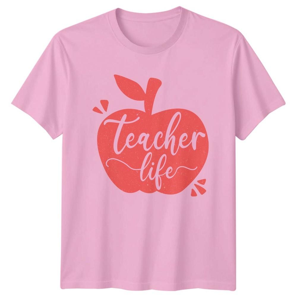 Teacher Life Unisexs TShirt School Teacher Education Teachers Day Gift For Her