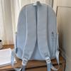Japanese ins new high-value, fresh, sweet and cute cartoon plaid backpack, lightweight backpack for junior high school students
