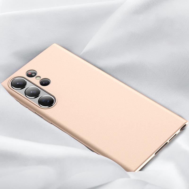 

X-LEVEL for Samsung Galaxy S23 Ultra Guardian Series Matte Phone Case Soft TPU Anti-Scratch Shockproof Cover Gold
