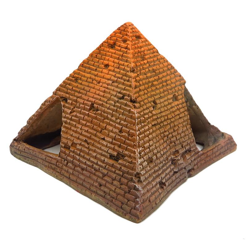 Fish Tank Aquascape Egyptian Pyramid Aquarium Ornament Resin Crafts Aquascape Decorative Ornaments