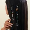 Beads Hair Braiding Tool Crystal Tasel Hair Rings Colorful Hair Braid Rings  Girls
