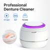 Ultrasonic Multi-functional Denture & Jewelry Cleaner with Purple Light, 180ml Capacity