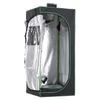 Grow Tent Reflective Mylar Hydroponic with Adjustable Vents and Floor Tray for Indoor Plant Growing, 60 x 60 x 140 cm (24.5" x 24.5" x 55")