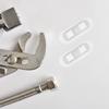 20Pcs Self-Adhesive Drain Pipe Holder Clamps 13-16Mm Outlet Fixed Buckle Hose Clips for Washing Machine Pipe Support Home