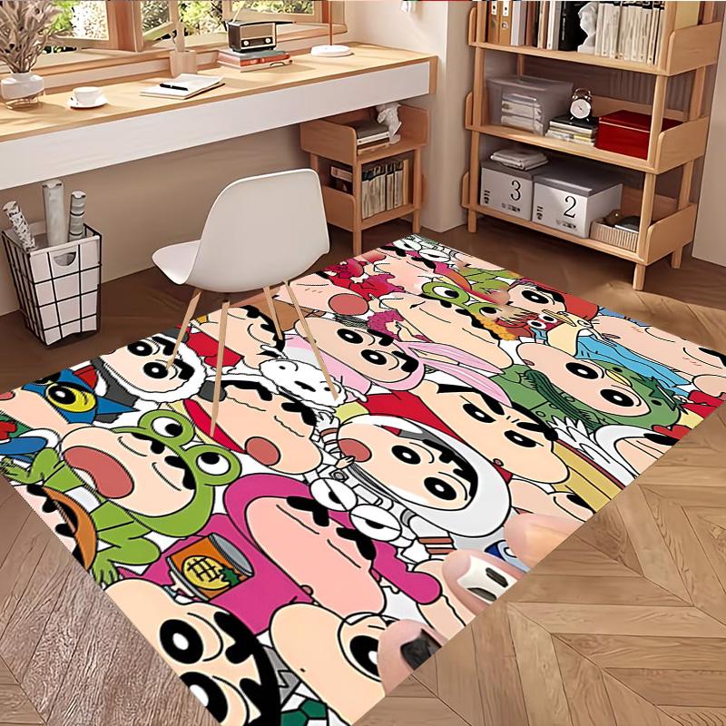 Cartoon comics Print Rug, Washable Floor Carpet, For Entryway Dorm Laundry Room Office Study, Home Decor Birthday Christmas Gift
