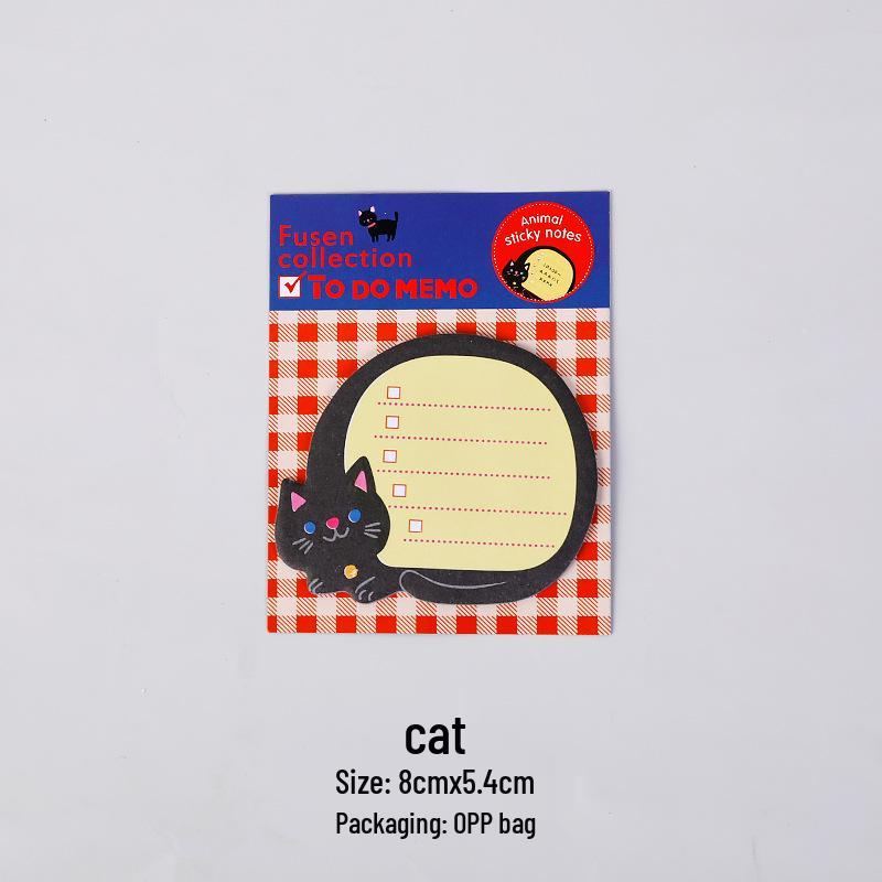 Korean Animal-Shaped Sticky Notes: Cute & Creative Memo Pads for Students