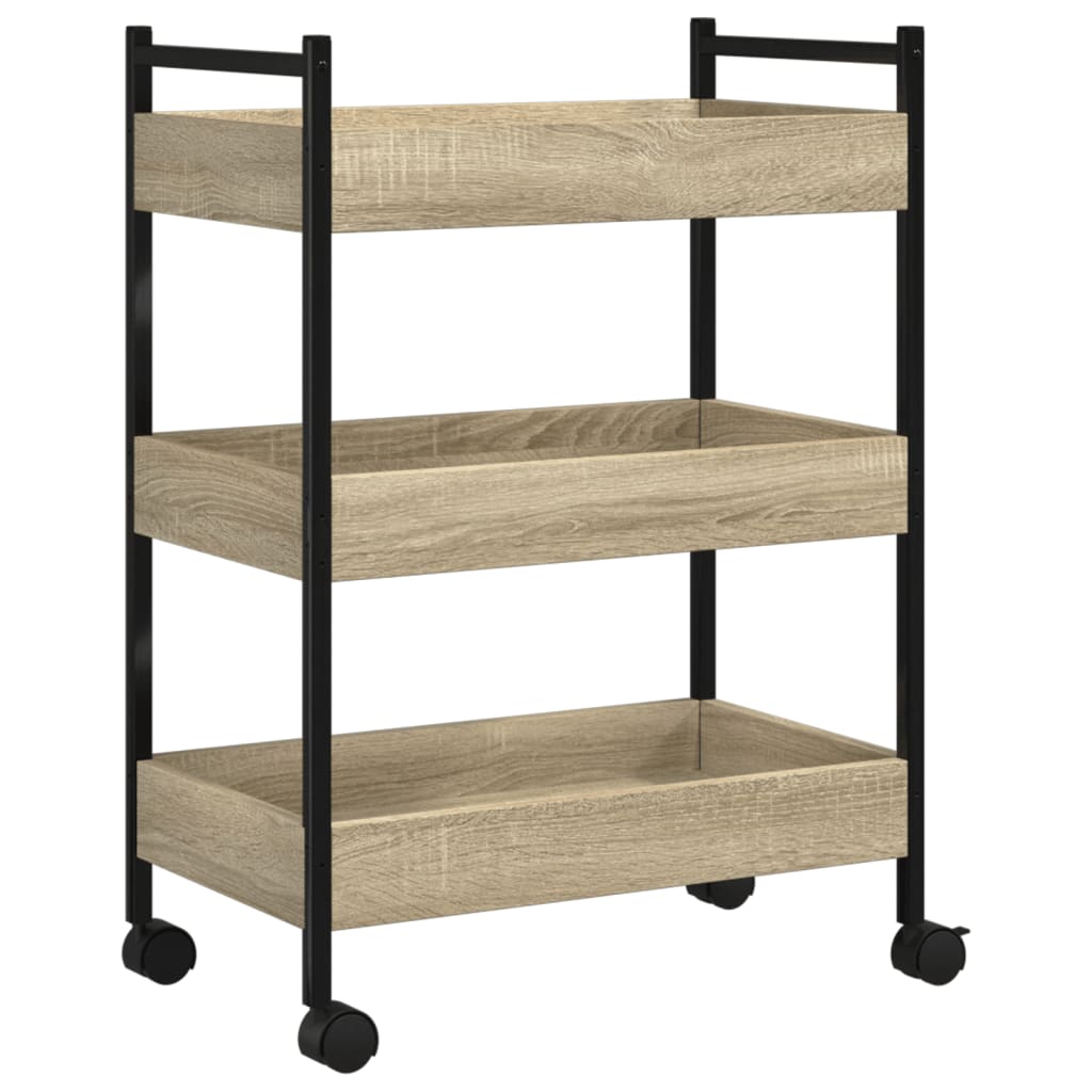 Kitchen Trolley Sonoma Oak 50x30x70 cm Particleboard