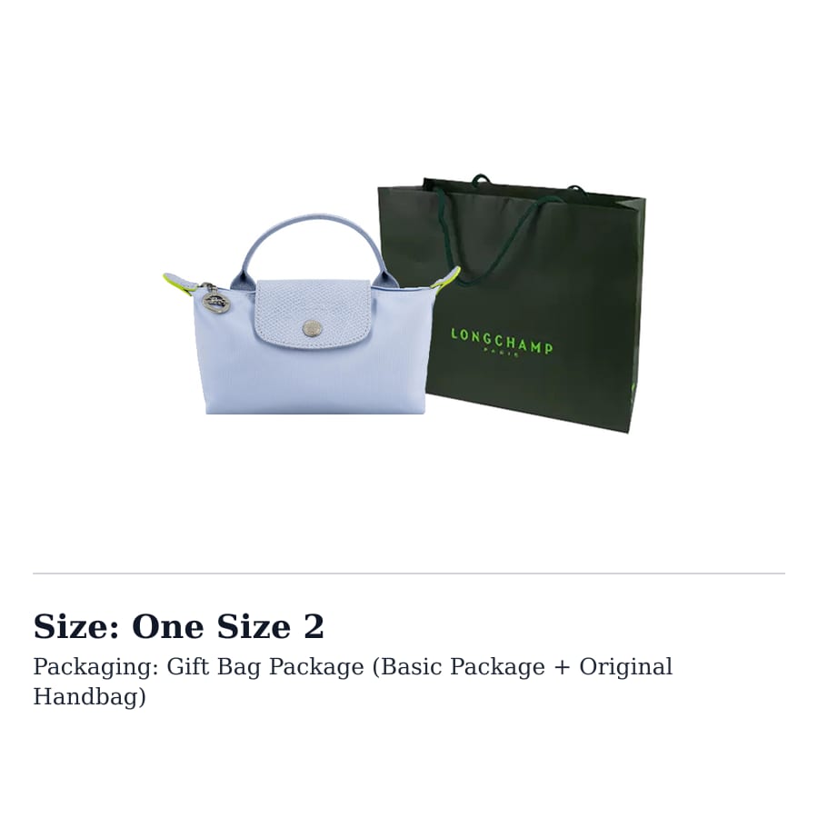 LONGCHAMP Le Pliage Green Cow Leather