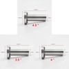 Premium Quality 4.5" Round Tip Removable Adjustable Silencer Exhaust Catback System