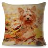 Cute MINI Dog Cushion Cover Decor Pet Animal Printed Pillowcase Polyester Pillow Case for Sofa Home Car Cm