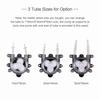 DC 6V DIY Dosing Pump Mini Peristaltic Dosing Head Self Priming Function Large  150ml Min for Aquarium Lab Chemical