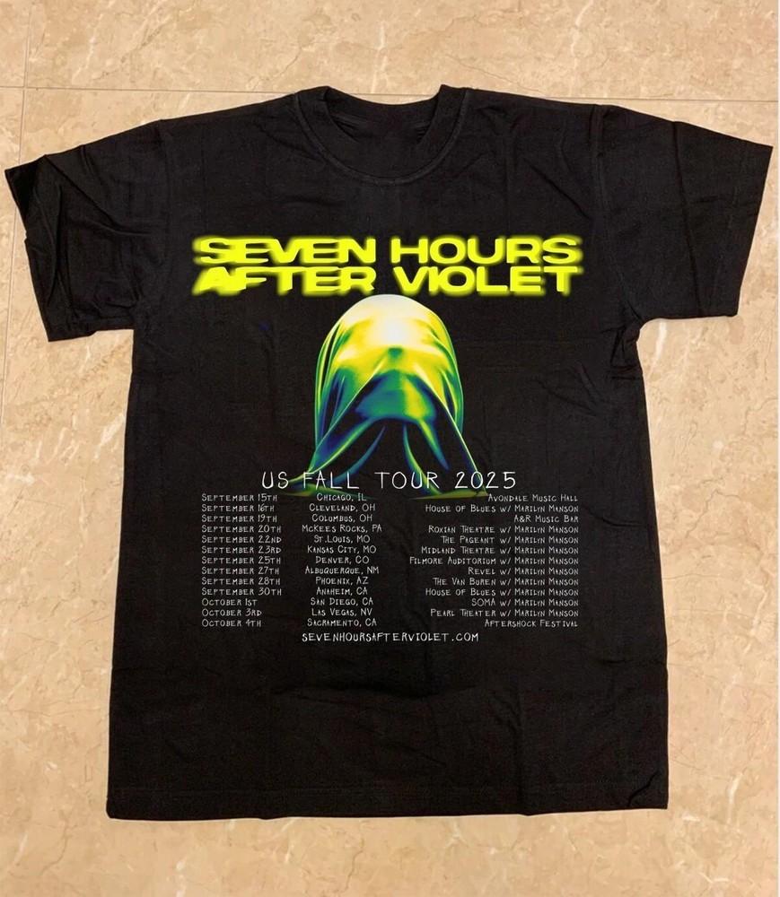

Seven Hours After Violet Us Fall Tour Full Size S to 5XL Cotton BT2003 Unisex T-Shirt S