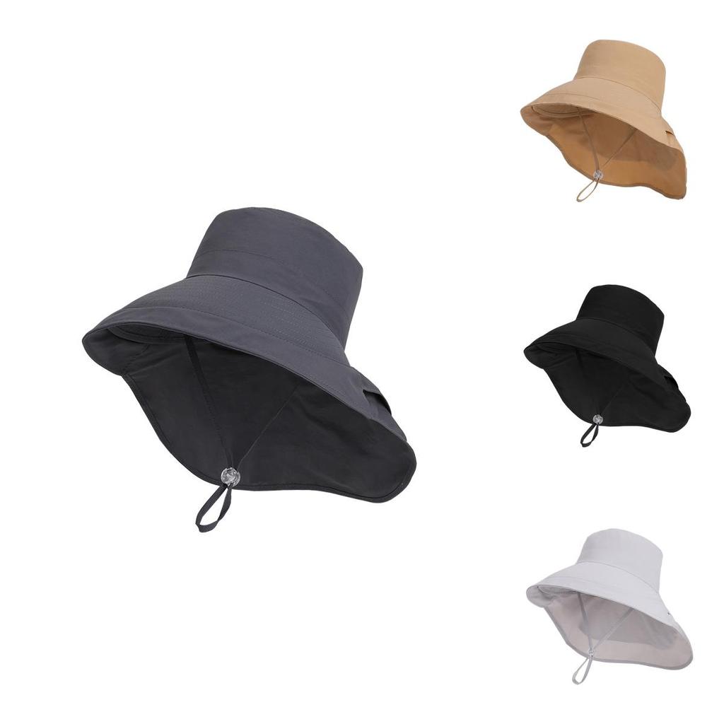 Summer Sun Protection Hat With Wide Brim For Women Outdoor Travel And Neck Shield