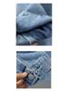 Girls' Bow Denim Jacket - 2024 Autumn Korean Style Casual Top