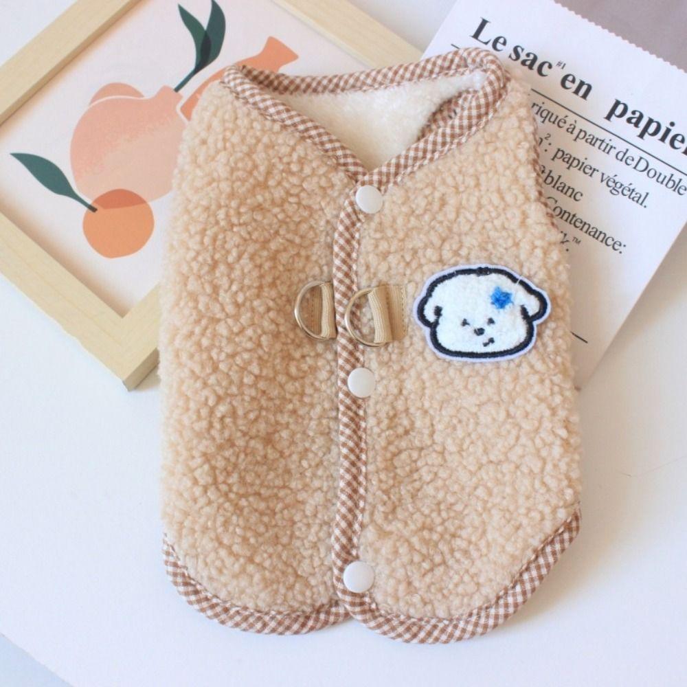 Thicken Dog Coat Soft Puppy Vest New Winter Dog Clothes  Small Medium Dogs