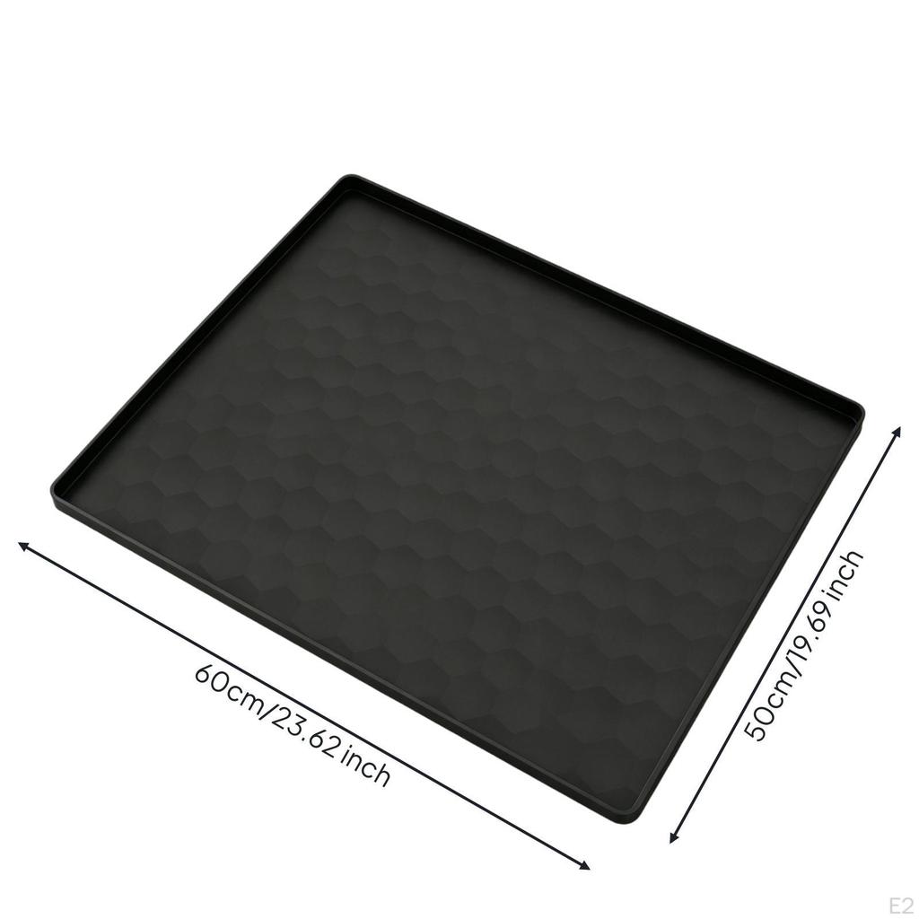 Laundry ApplianceTop Mat Scratch Protection Dryer Top Waterproof Silicone Washer Topper Gray