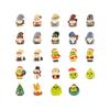 PU Slow Rebound Egg Doll Stress Relief Keychain Toy
